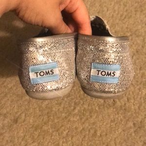 ✨ TOMS Glitter Flats!!! ✨ LIKE NEW CONDITION!!!